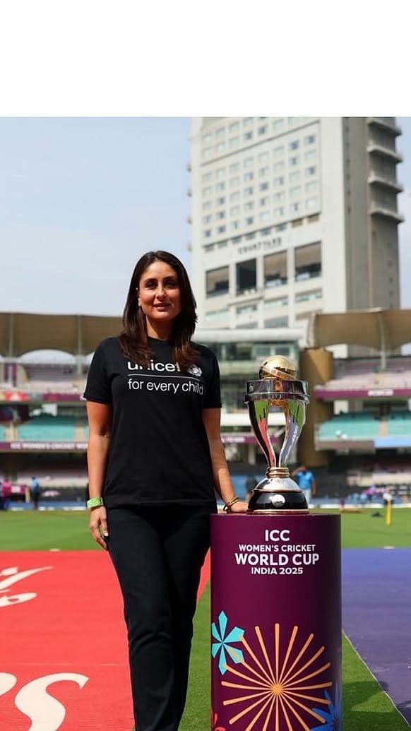 Kareena Kapoor Interacts With Indian Women's Cricket Team As UNICEF's Ambassador Ahead Of India Vs...
