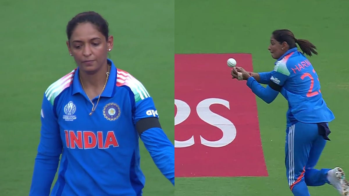 IND W vs AUS W, Women's World Cup 2025 2nd Semi-Final: Harmanpreet Kaur Looks Dejected After Dropping Simple Catch Of Alyssa Healy; Video 