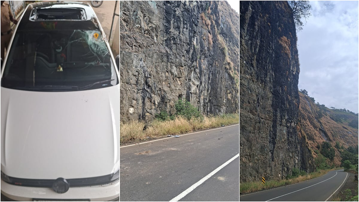 Raigad Tragedy: 43-Year-Old Pune Woman Killed After Boulder Falls On Car During Landslide At Tamhini Ghat