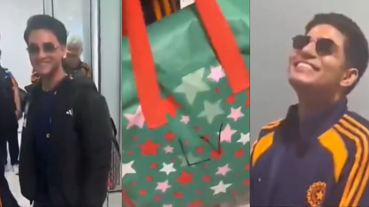 Funny Moments! Shubman Gill & Arshdeep Singh Hilariously Troll Abhishek Sharma's Colorful Bag Ahead Of IND Vs AUS 2nd T20 Match; Video 