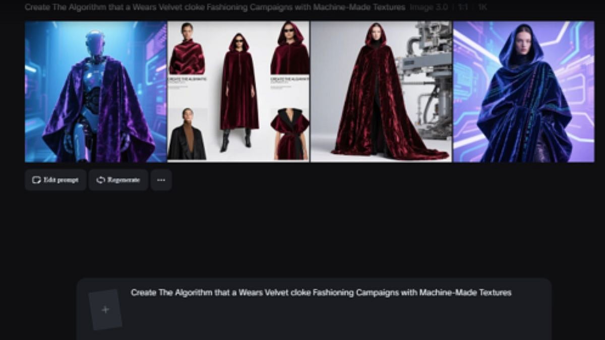 The Algorithm Wears Velvet: Fashioning Campaigns With Machine-Made Textures