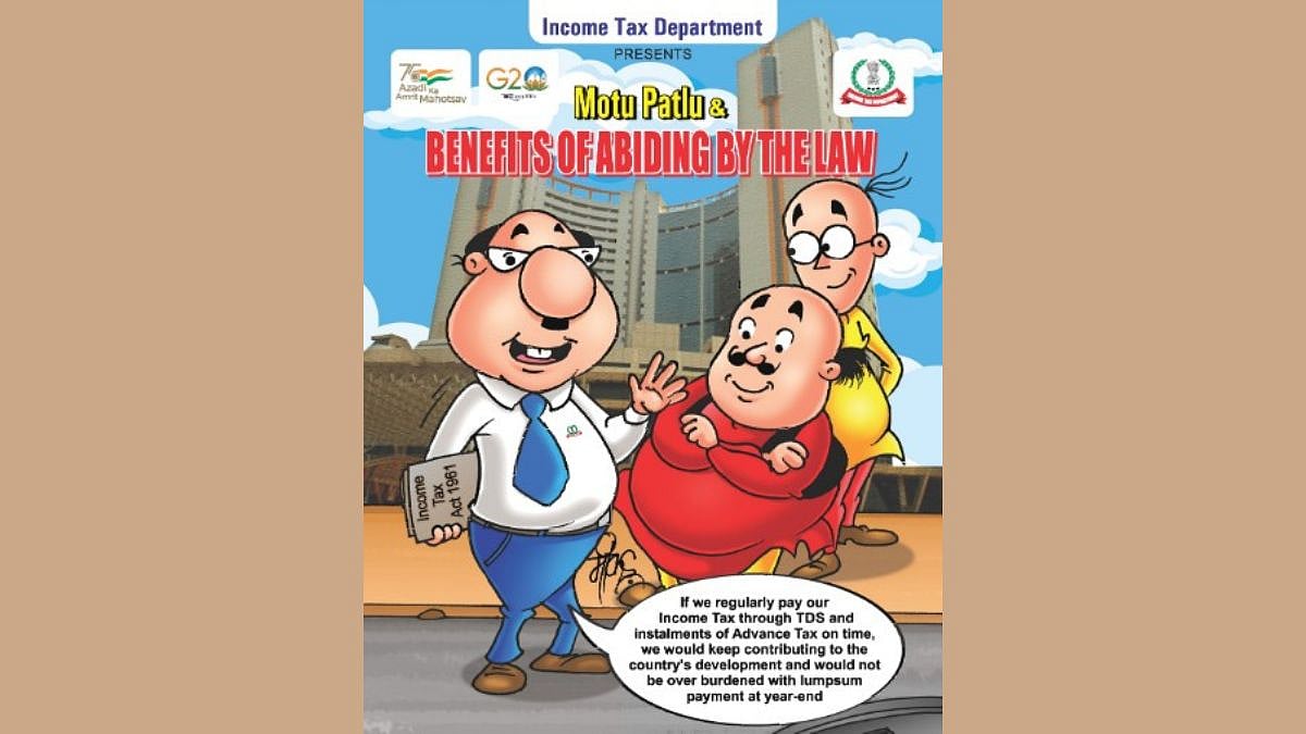 CBSE Students to Learn Income Tax Concepts Through Motu Patlu Adventures | Image: incometaxindia.gov.in/Pages/comic-books.aspx