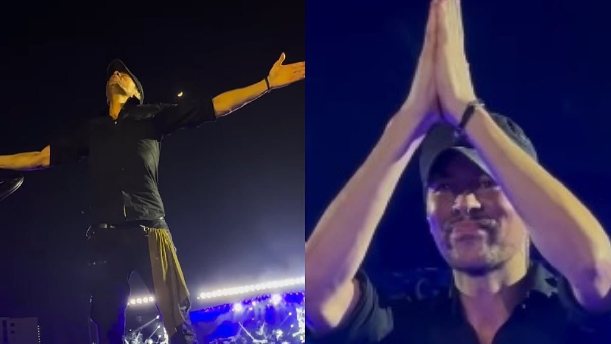 Enrique Iglesias Mumbai Concert: Singer Gets Emotional While Singing Hero - Watch Video