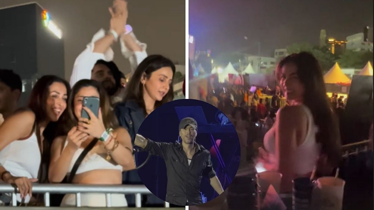Enrique Iglesias Mumbai Concert: Malaika Arora, Rakul Preet Singh, Jackky Bhagnani & Sonal Chauhan Seen Grooving To Hero, Bailamos Songs At MMRDA Grounds | Watch