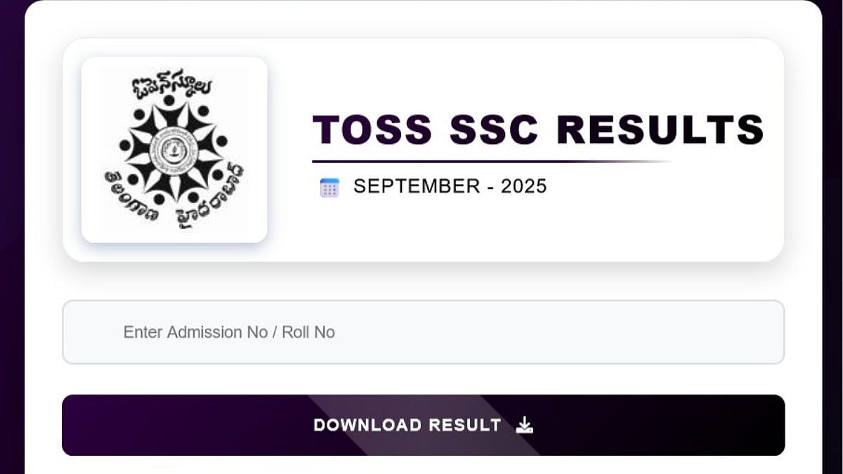TOSS Result 2025 Out For SSC, Inter Exams; Class 10 Records 48.86% Pass, Class 12 Achieves 58.21%...