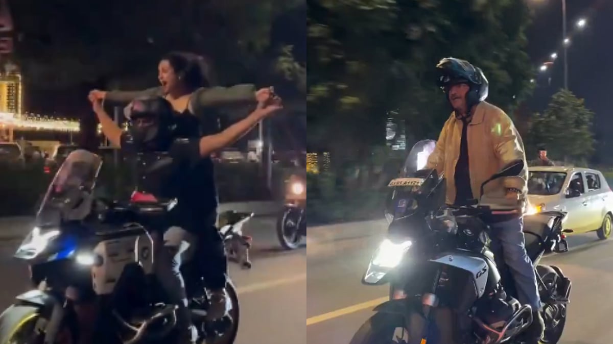 Actors Manasi Parekh, Tiku Talsania Booked For Performing Dangerous Bike Stunts In Ahmedabad; Videos...