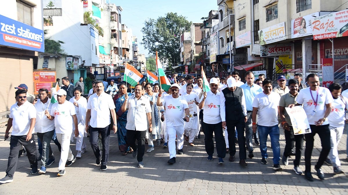 Chhatrapati Sambhajinagar: Atul Save Leads Procession To Honour Sardar Vallabhbhai Patel’s 150th...
