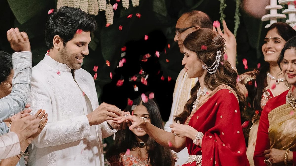 Allu Sirish Gets Engaged To 'Love' Of His Life Nayanika; See PHOTOS