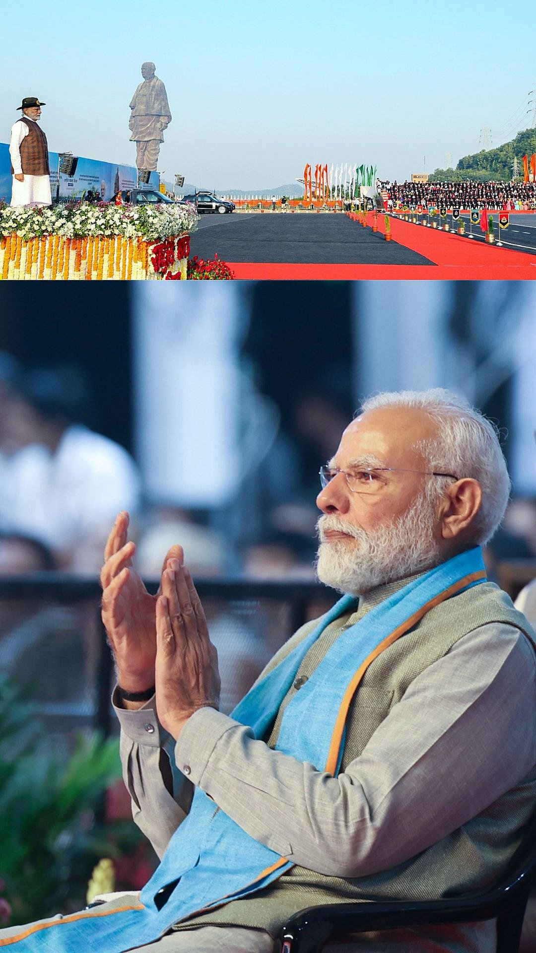 National Unity Day 2025: PM Modi Pays Tributes To Sardar Vallabhbhai Patel And Witnesses Grand Unity...