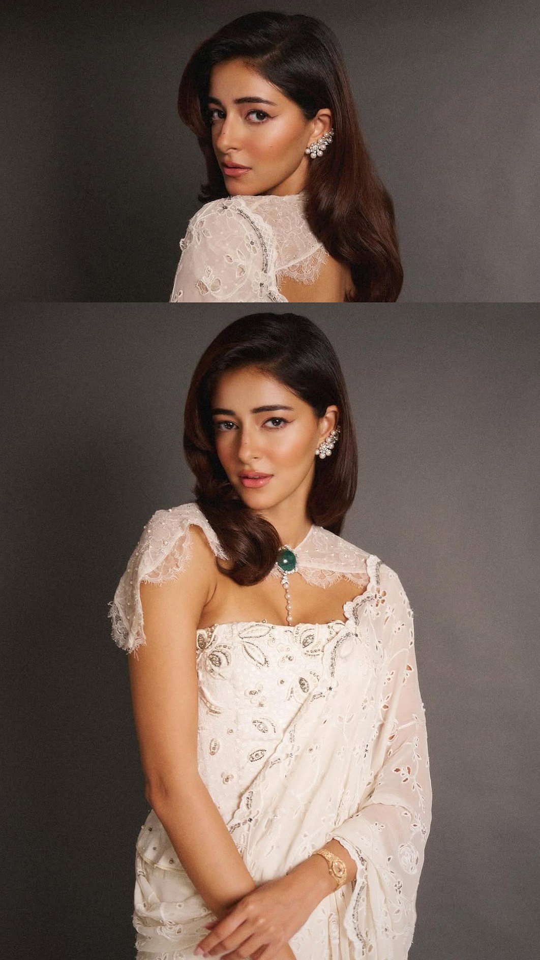 Ananya Panday Pays Tribute To Jaipur's Maharani Gayatri Devi In 1940s Corset & Manish Malhotra Lace...