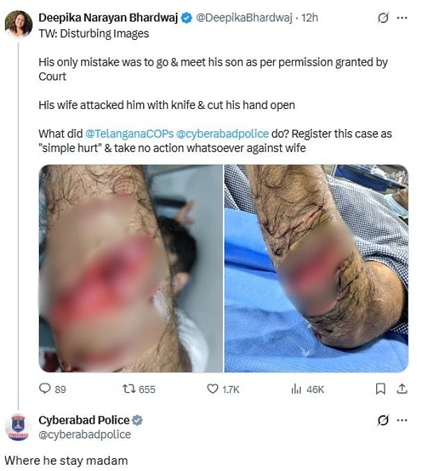 Cyberabad police's response