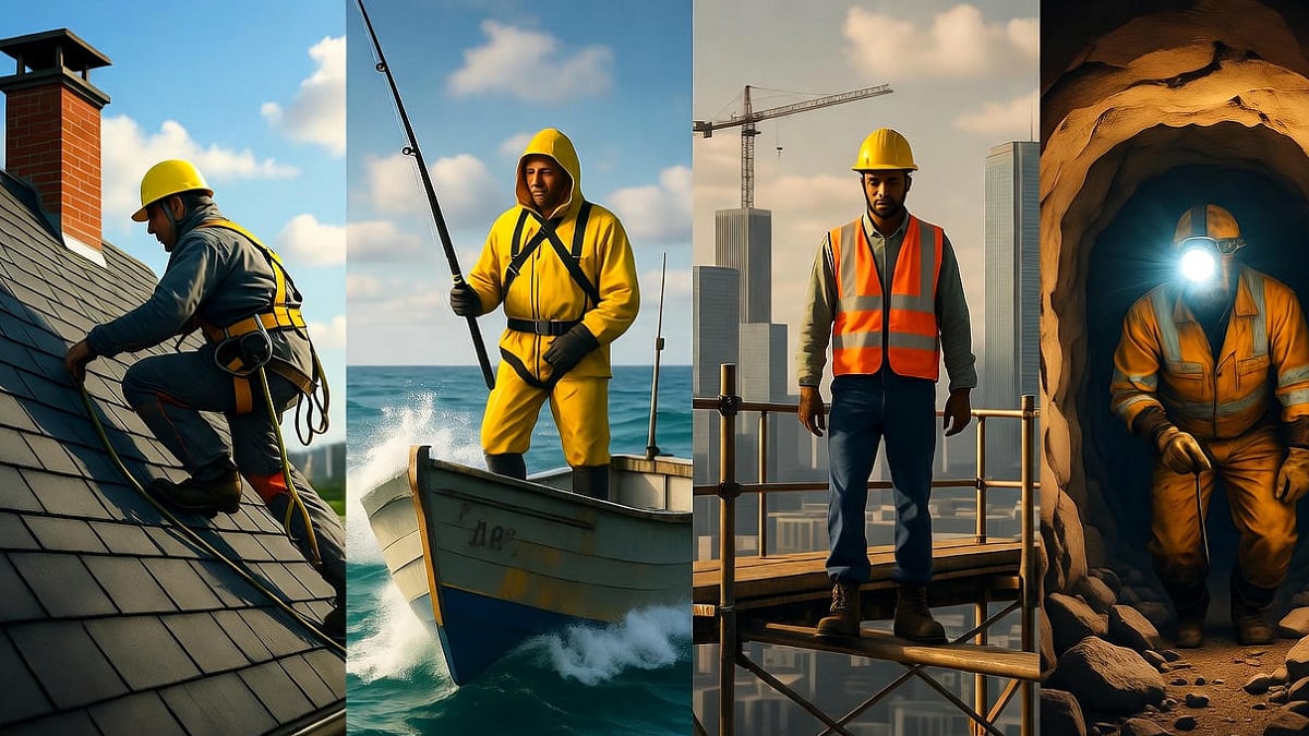 From Roofers To Fishermen: These Are Worldâs 5 Riskiest Jobs; Data Reveals Why