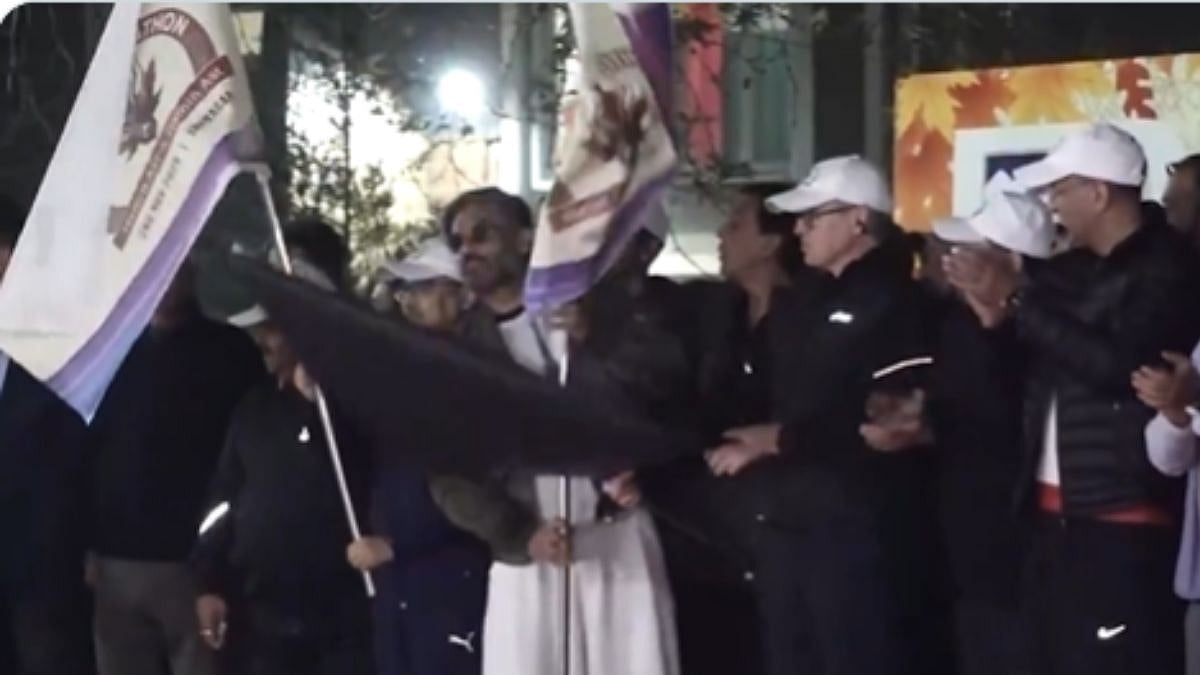 Kashmir Marathon 2.0: Chief Minister Omar Abdullah, Bollywood Actor Suniel Shetty Jointly Flag Off Race In Srinagar - VIDEO 