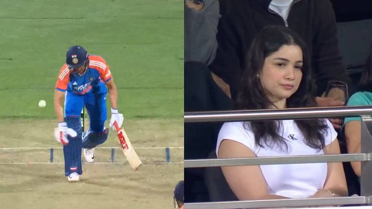 'Cameraman Jinxed It': Netizens Hilariously React As Sara Tendulkar Was Spotted In Stands Before Shubman Gill's Dismissal During IND Vs AUS 3rd T20 Match; Video 