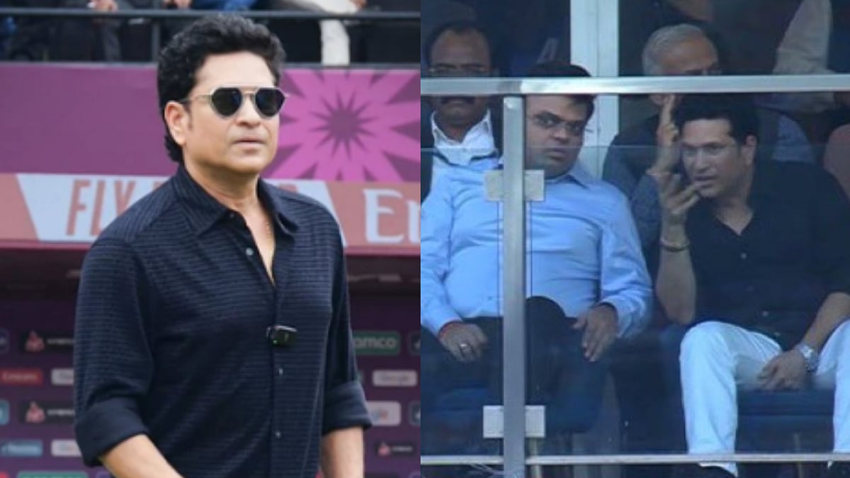 IND W vs SA W, ICC Women's World Cup 2025 Final: Sachin Tendulkar & Jay Shah Spotted At DY Patil...