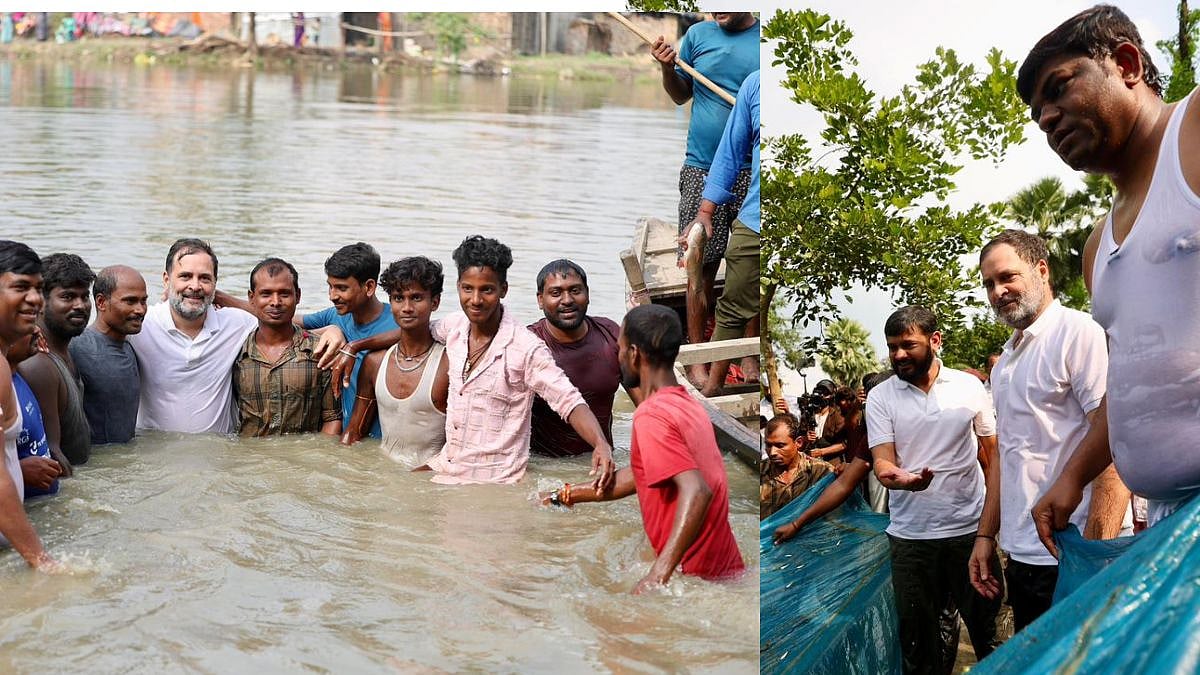 Bihar Elections 2025: Congress Leader Rahul Gandhi Tries His Hand At Fishing, Joins Locals In...
