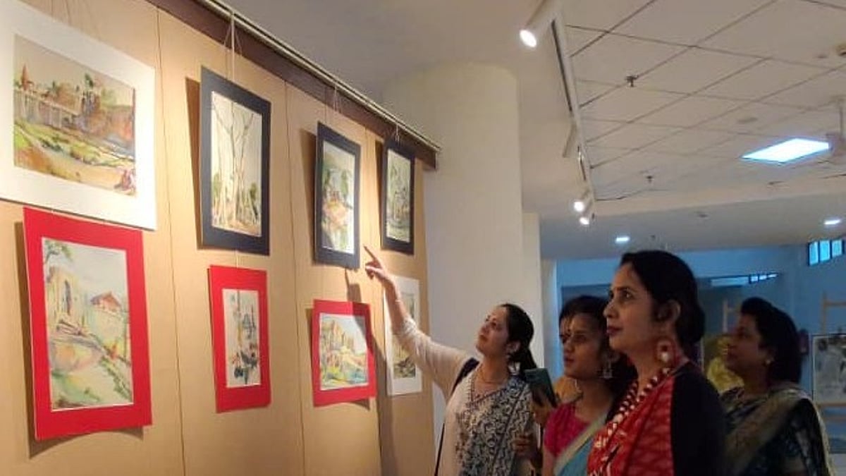 Exhibition ‘Rang Smriti: 9’ Showcases Rare Works of Artist Sachida Nagdev at Ravindra Bhavan