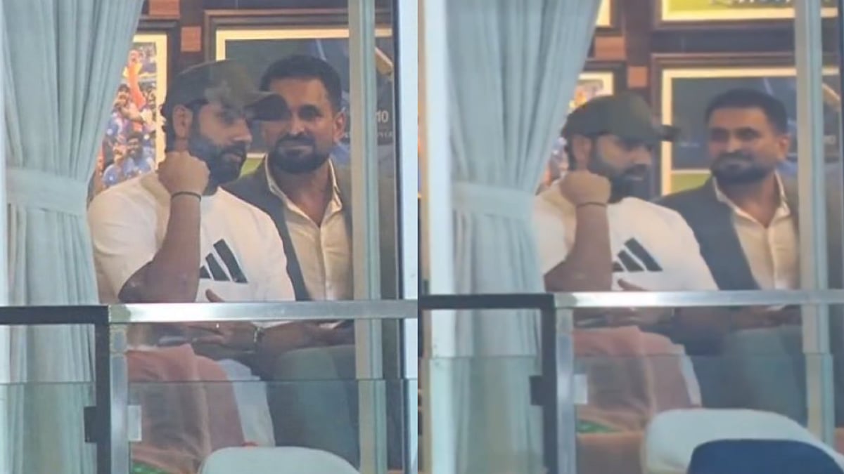 Mumbaicha Raja In The House! Rohit Sharma Graces DY Patil Stadium To Cheer For Team India During IND...