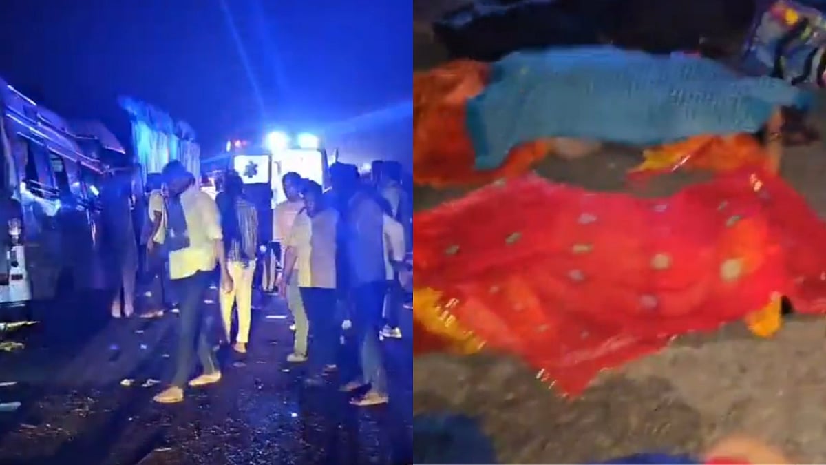 15 Pilgrims Killed, Several Injured As Tourist Bus Rams Into Trailer In Rajasthan's Phalodi - VIDEO