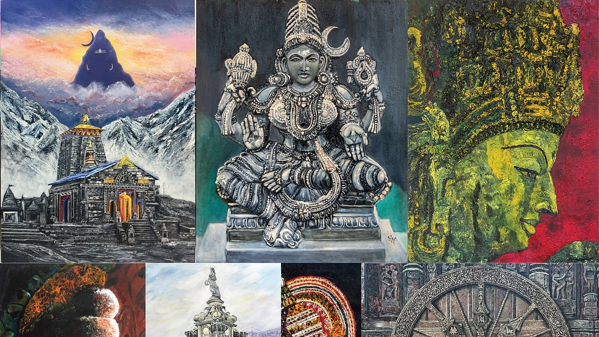 Doctors Turn Artists: ‘Textures And Tones’ Art Exhibition At Nehru Centre Explores Heritage And Nature 