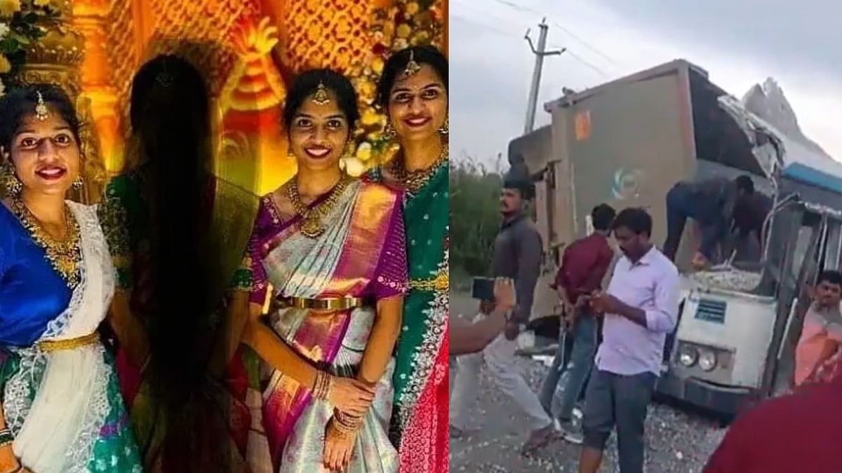 Chevella Bus Accident: 3 Sisters Returning To Studies Among 20 Dead In Lorry-Bus Collision