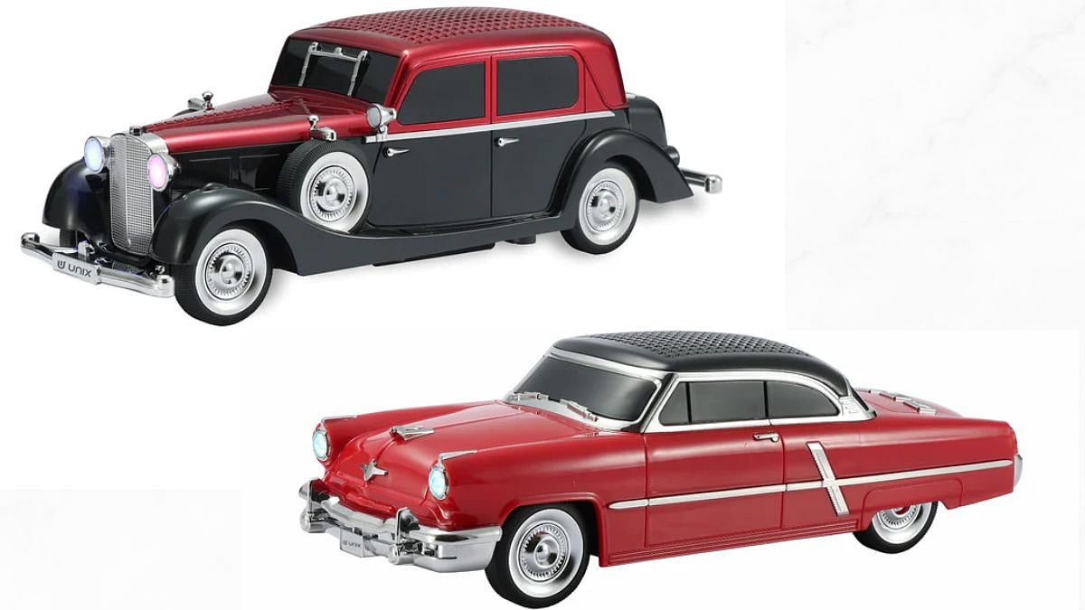 Unix Capri 52 & Pontiac 34 Car-Shaped Bluetooth Speakers Launched In India, Priced At ₹2,499 