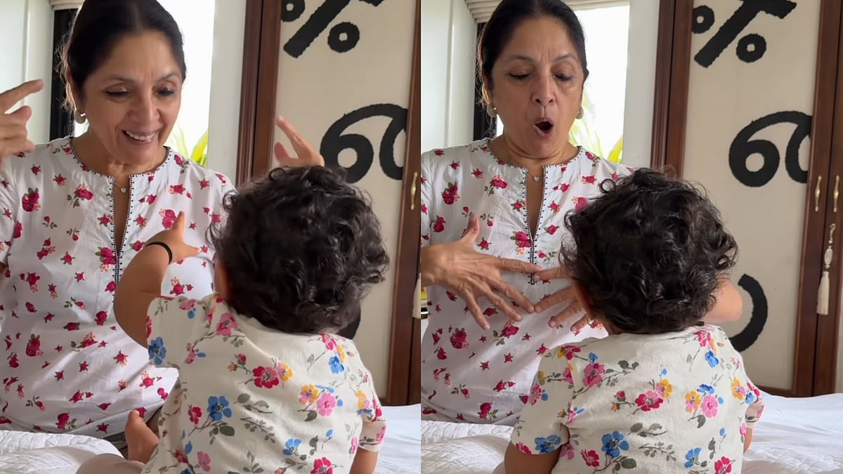 Adorable! Neena Gupta Teaches 'OM' Chant To Baby Matara: WATCH VIDEO 