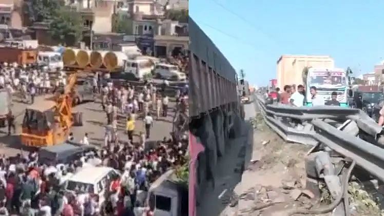 Jaipur Tragedy: Speeding Dumper Mows Down 17 Vehicles, Leaves 13 Dead And 10 Injured; Video