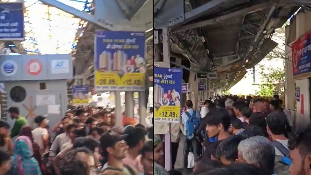 VIDEO: Rush Seen At Mumbai's LTT Station As Migrants Head Home Ahead Of Bihar Polls 