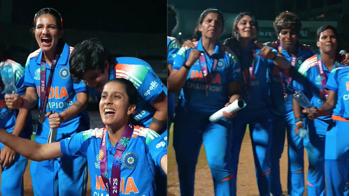 Watch: Jemimah Rodrigues, Teammates & Coaching Staff Sing Secret Team Anthem After Women’s World...