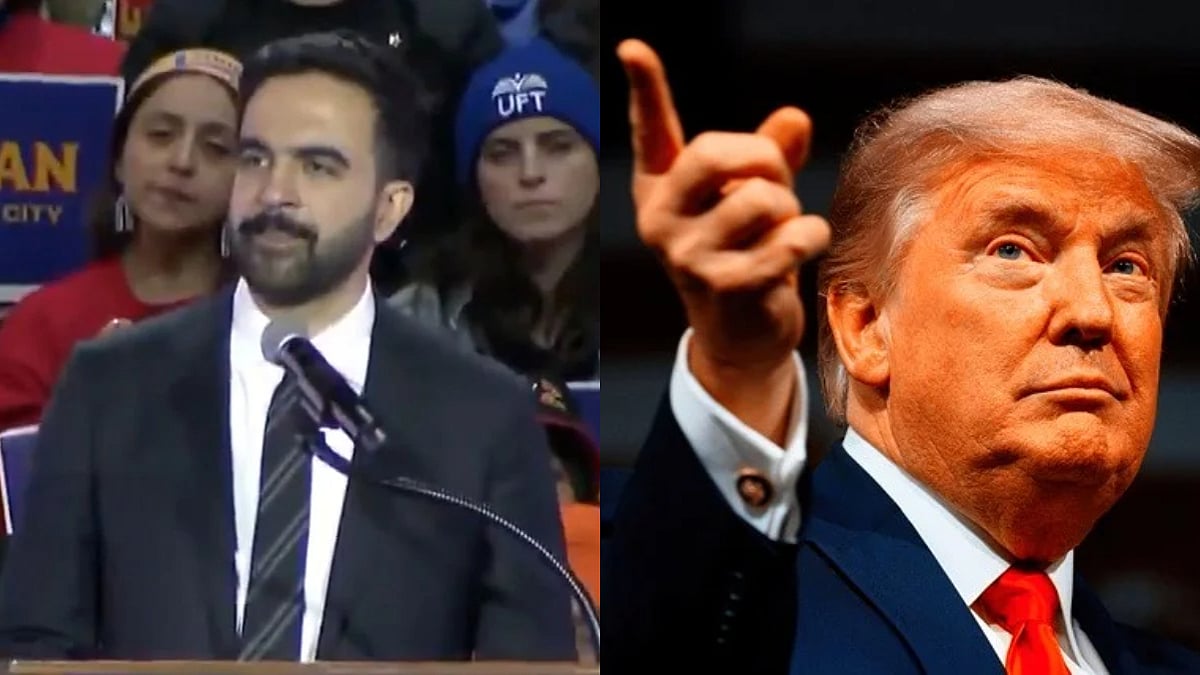 'Any Jewish Person That Votes For Mamdani Is A Stupid Person': US President Donald Trump 