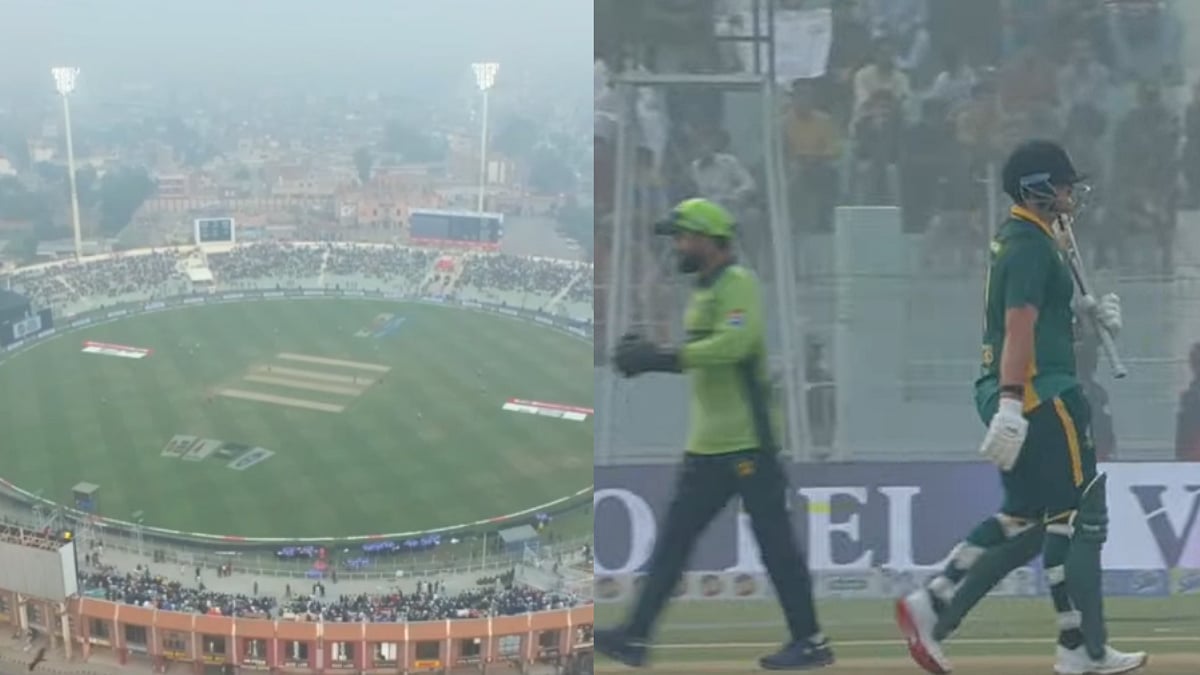PAK vs SA 1st ODI: 'Yeh Match Delhi Mein Ho Raha Hai Kya?', Netizens React To Heavy Smog At Faisalabad Stadium 