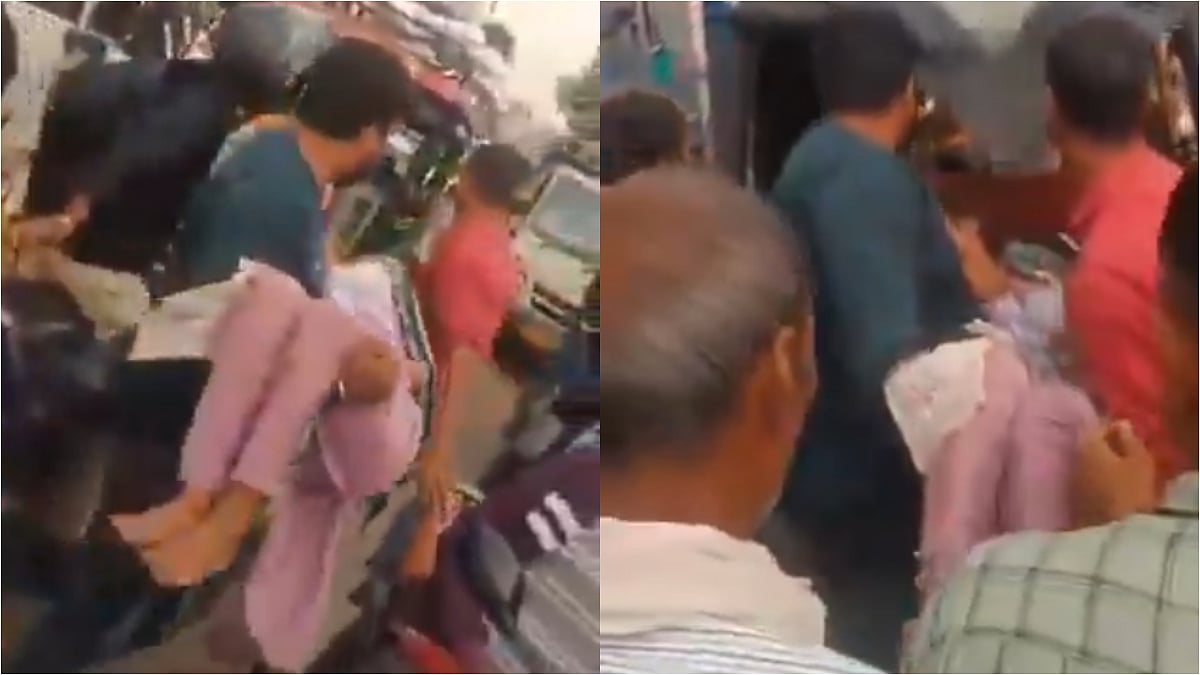 Heart-Wrenching VIDEO: Helpless Father Carries Sick Daughter On Foot After Ambulance Gets Stuck In Massive Traffic Jam In UP's Deoria 