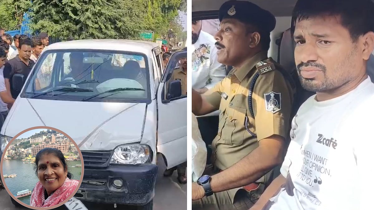 Indore News: Elderly Woman Dies, 3 Injured After Van Hits Multiple Vehicles On MG Road