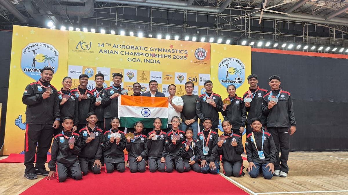 Shree Narayan Acharya Vidyaniketan Gymnasts Shine With Record 18 Medals At 14th Acrobatic Asian Championship In Goa 
