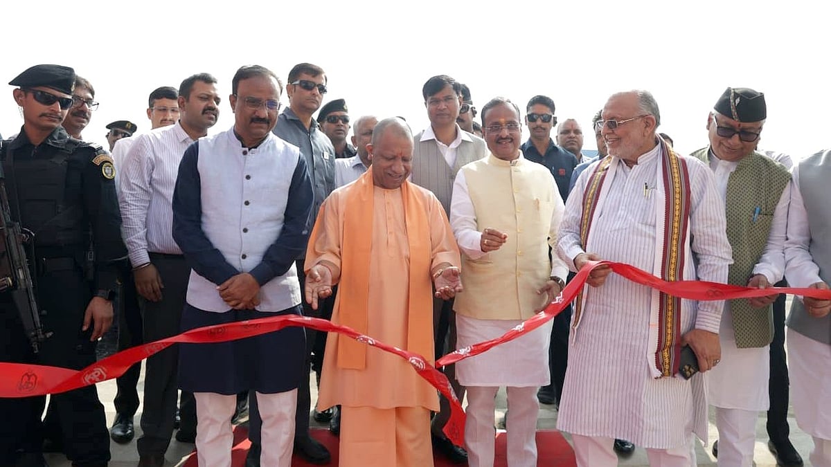 Rajya Sabha MP Brijlal Recalls Mafia Rule During SP Regime At Housing Scheme Inauguration