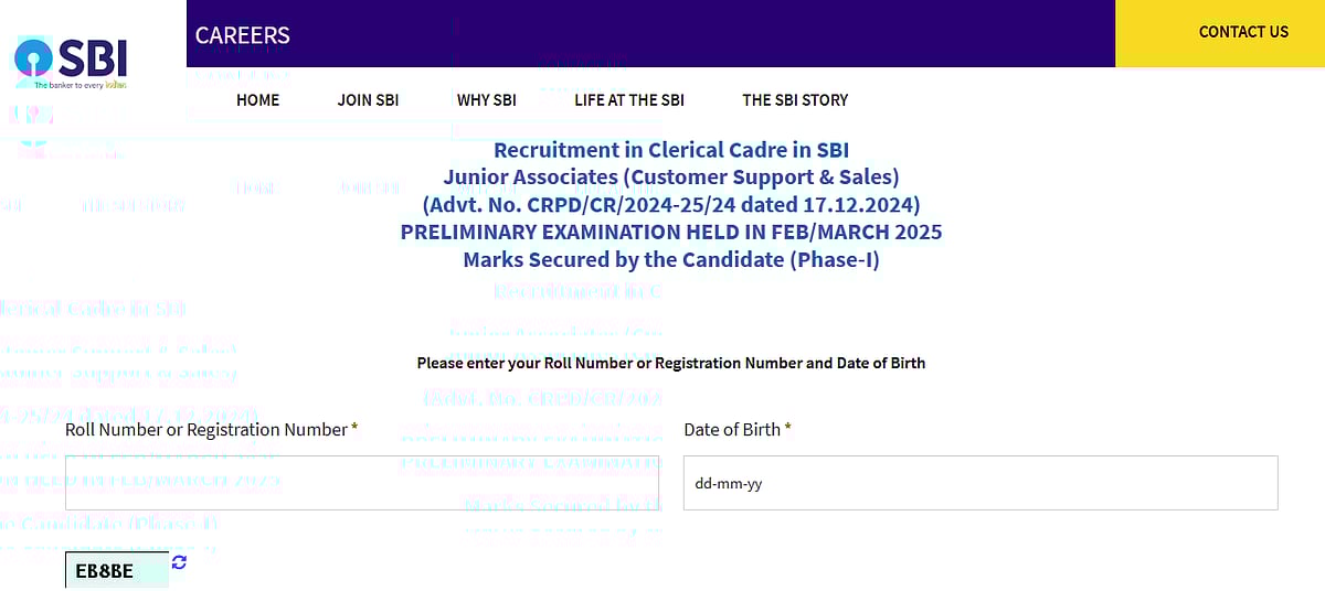 SBI Clerk Prelims 2025 Results OUT At sbi.bank.in; Direct Link Here 