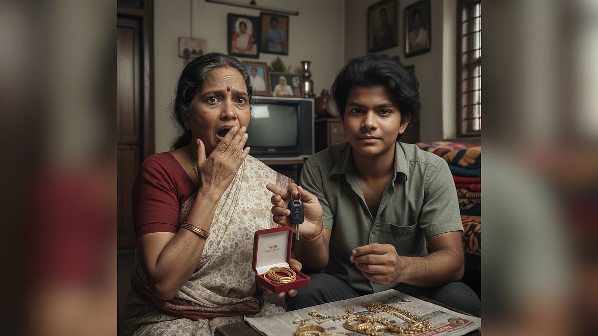 'Le Bech Daal Mere Zevar Aur..': After Angry Mom's Lecture, 16-Yo Son Reaches Jewellery Store In...