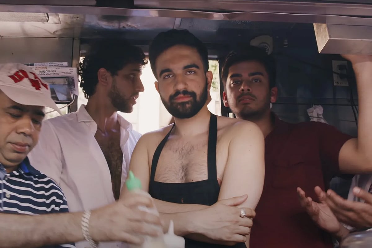 Zohran in a still from the music video for 'Nani'