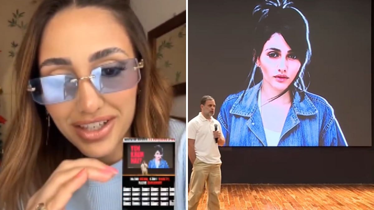 'What A Crazy Mess!': Brazilian Model Reacts After Her 'Old Photo' Featured In Rahul Gandhi's 'Vote...