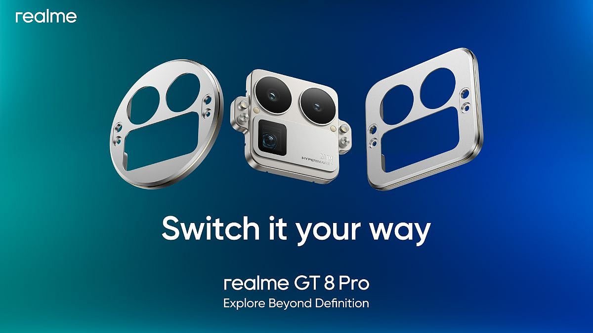 Realme GT 8 Pro Teased To Come With Swappable Camera Modules, 7,000mAh Battery Ahead Of India Launch 