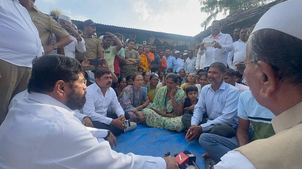 Pune: Deputy CM Eknath Shinde Meets Families Of Leopard Attack Victims In Shirur, Assures Swift...