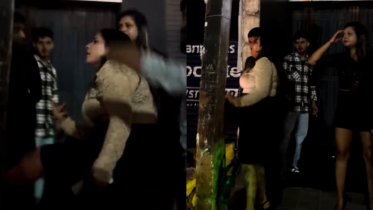 Video Shows Bengaluru Woman Hurling Abuses At Man In 'Hindi', Netizens Demand 'Interstate Residency Permit' From Migrants 