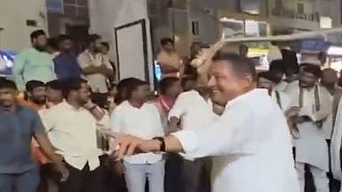Congress MLA's Whip Dance Goes Viral During Jubilee Hills Campaign