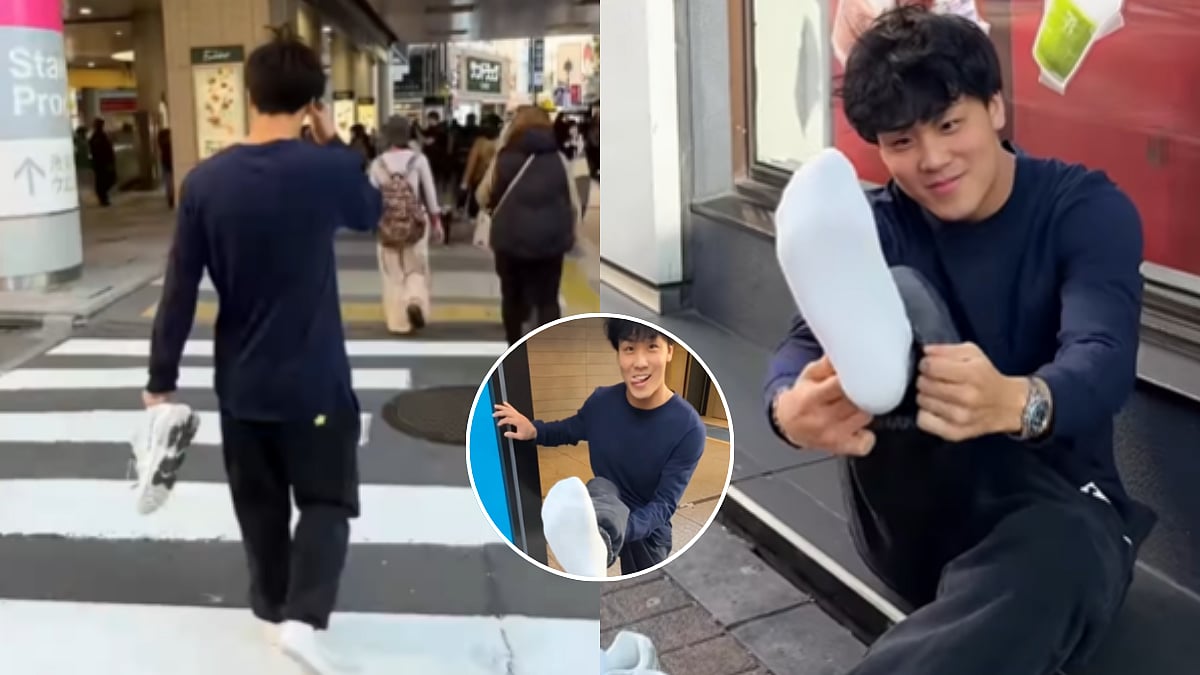 Japanese Influencer Walks Barefoot in White Socks To Test Tokyo’s 'Clean Streets Claim', Results Leave Internet Amazed | WATCH 