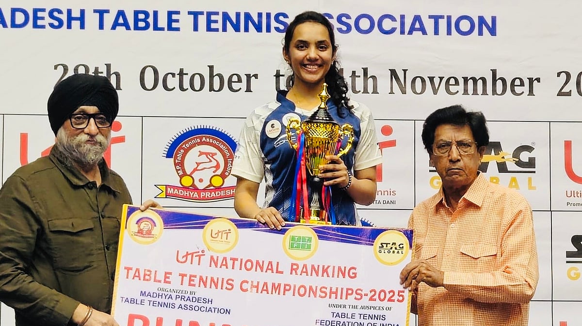 Nashik’s Tanisha Kotecha Shines With Silver At National Ranking Table Tennis Tournament