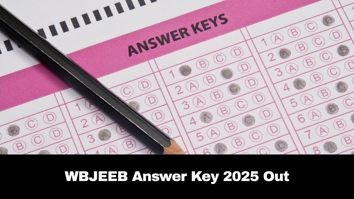 WBJEEB Answer Key 2025 Released; Check Details Here 