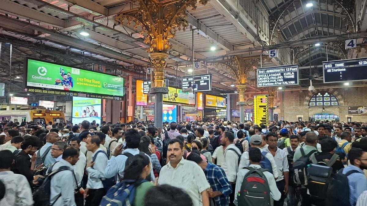 Massive Rush At Mumbai's CSMT As Motormen Go On Strike, Passengers Left In Lurch 