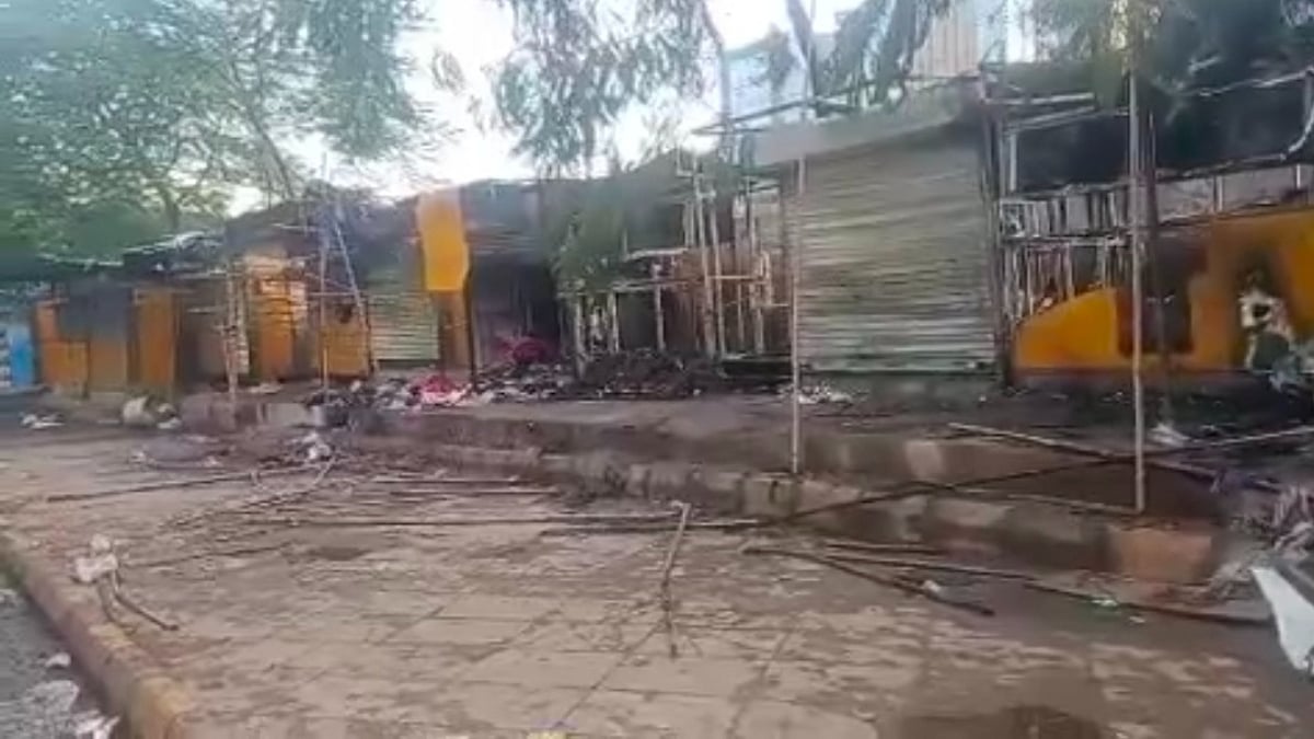 Navi Mumbai Police Files FIR Against Unknown Accused For Setting Fire To Stalls Of Differently Abled Vendors In Turbhe 