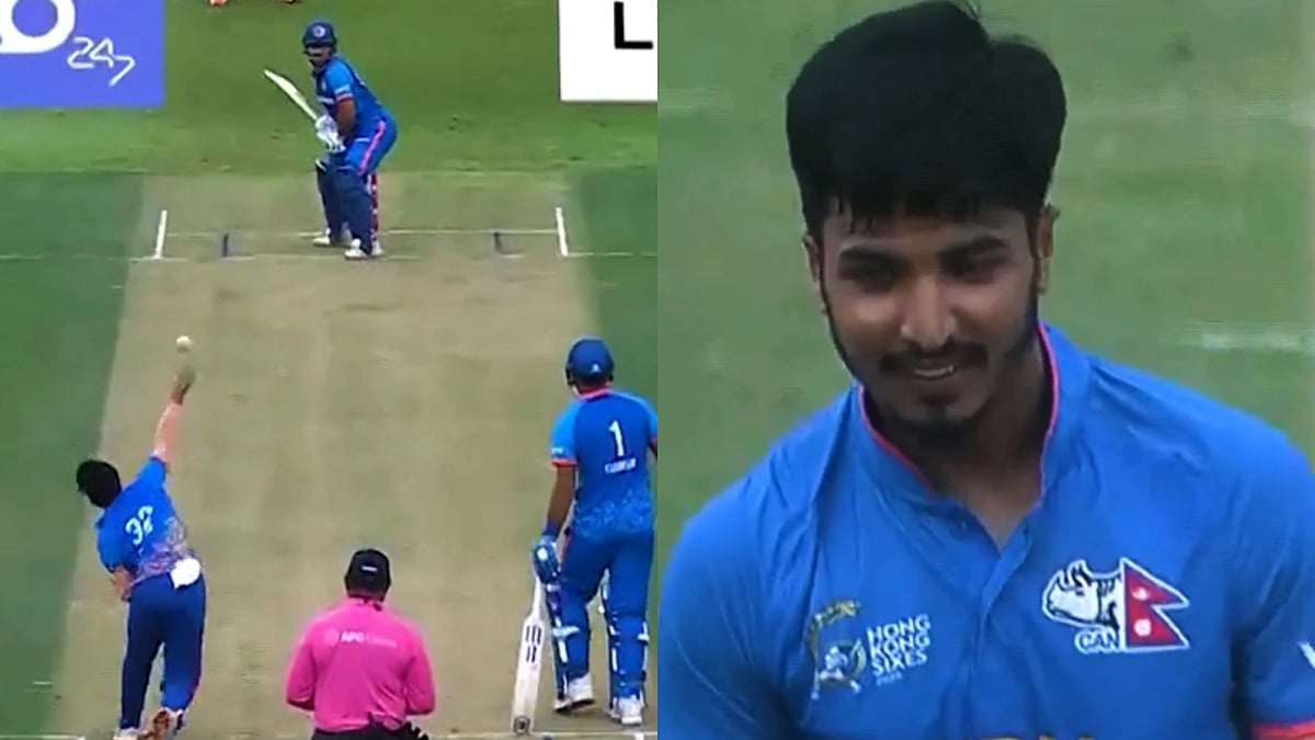 Hong Kong Sixes 2025: Nepal Pacer Rashid Khan Makes History Against Afghanistan; Video 